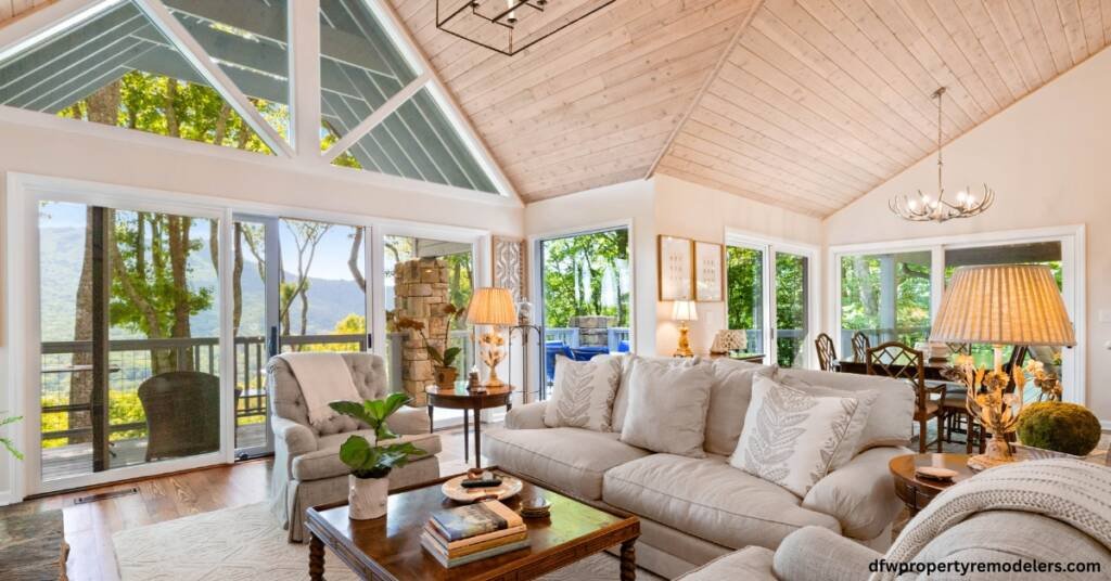 How DFW Property Remodelers Solves Farmhouse Living Room Challenges