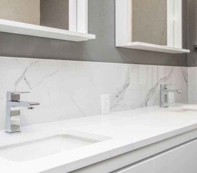Vanity and sink replacement