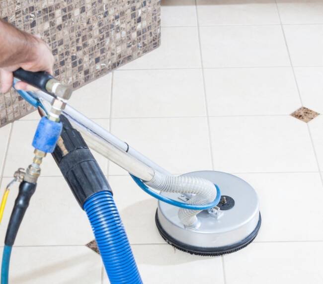 Tile and grout work