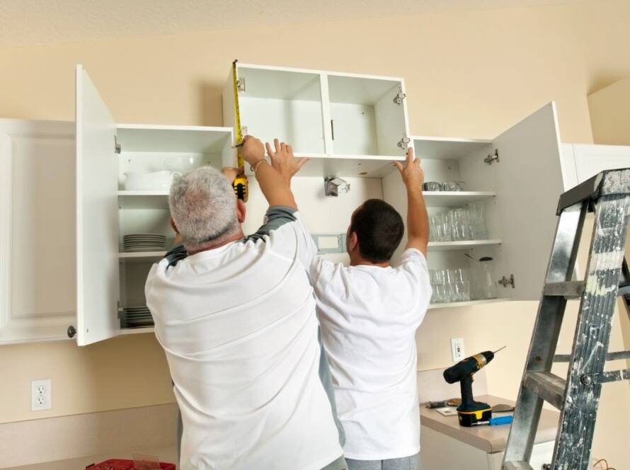 Cabinet installation or refacing