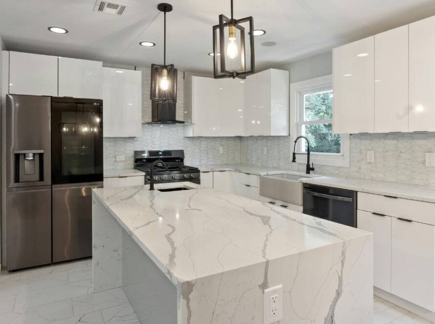 Backsplash and tile work