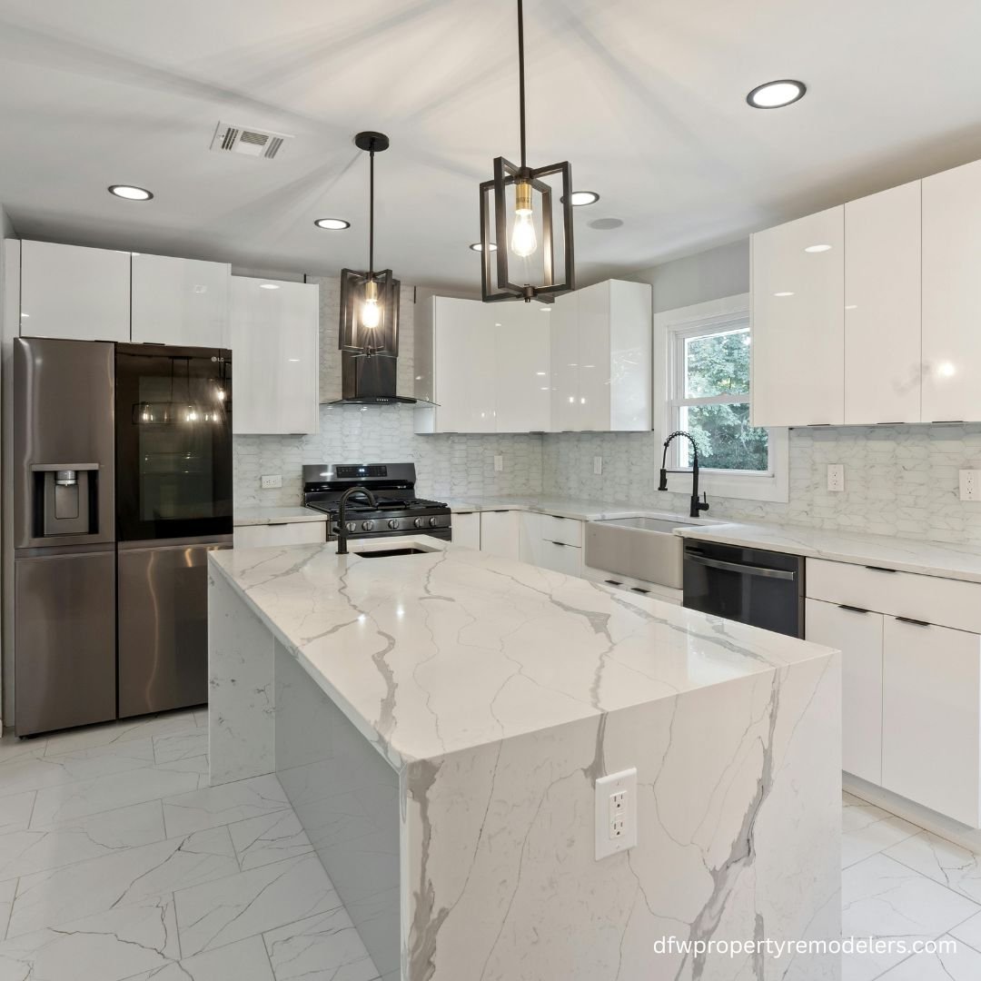 Backsplash and tile work