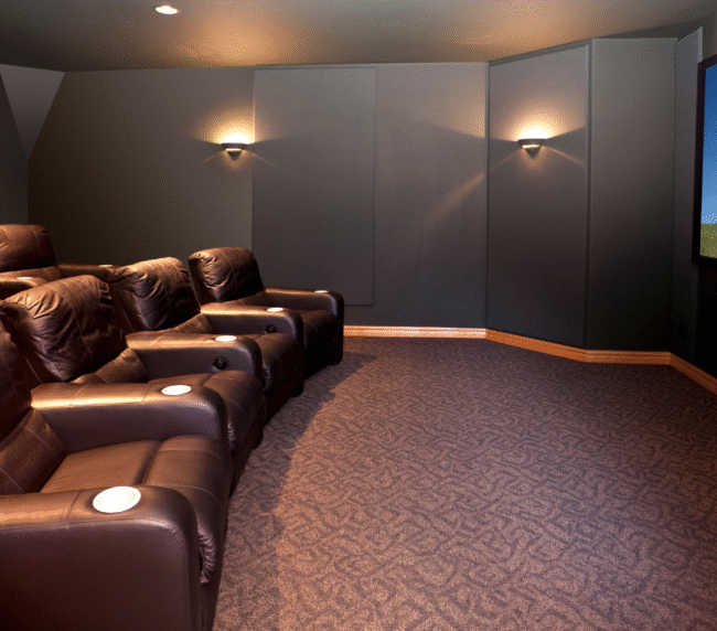 Home theater or entertainment room