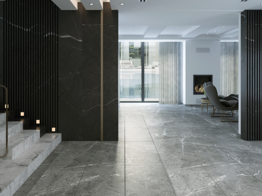 Tile flooring