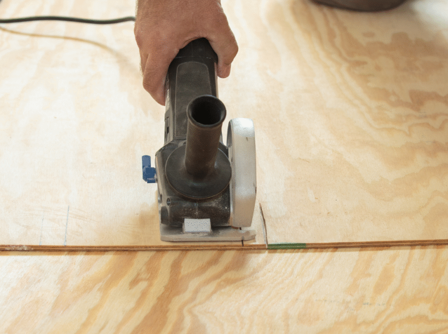 Floor leveling and subfloor repair