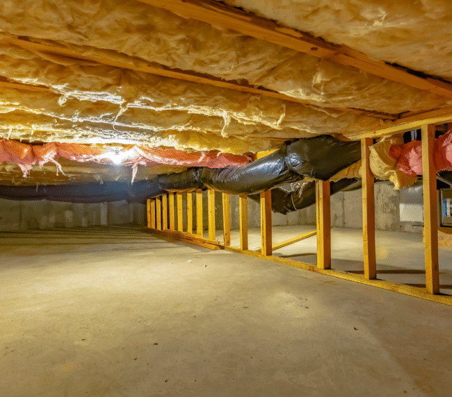 Basement finishing and insulation