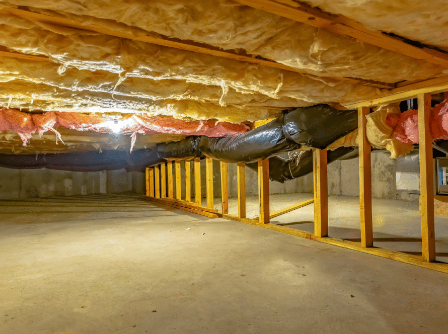 Basement finishing and insulation