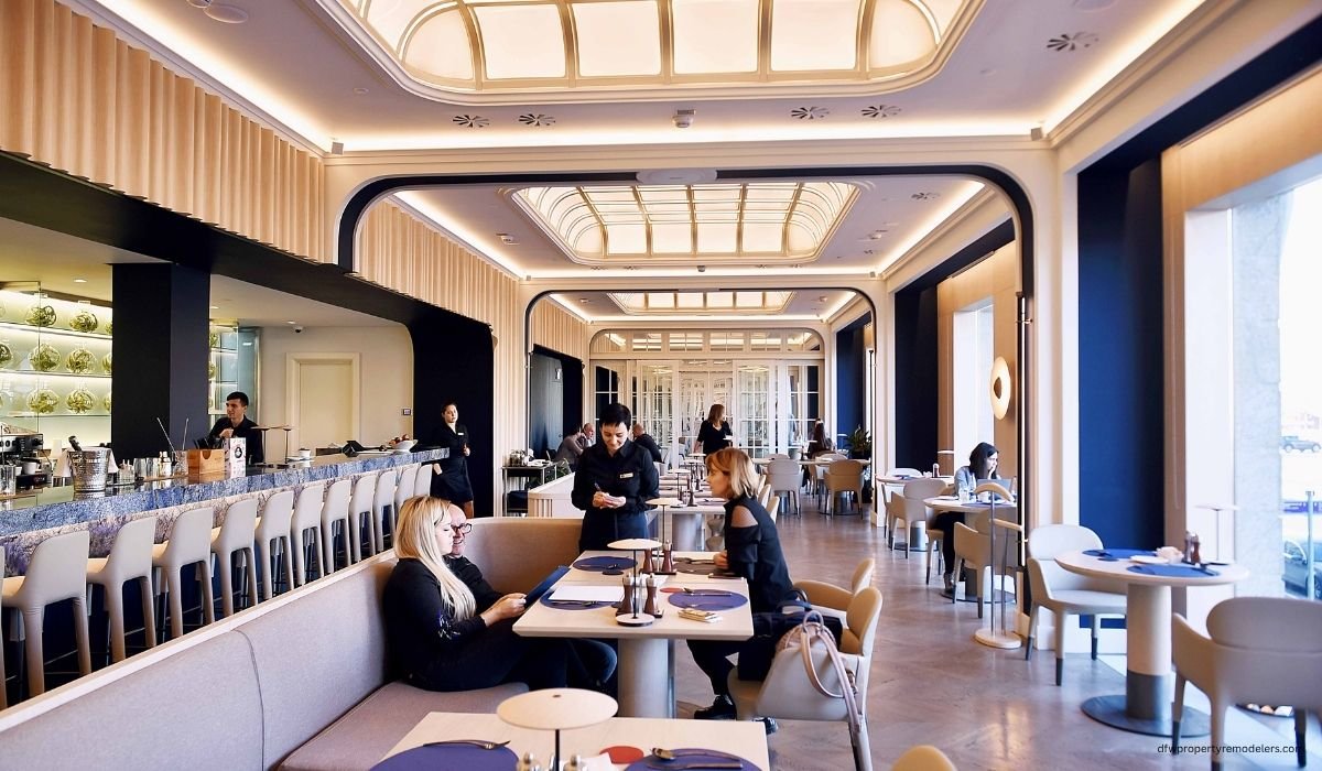 Custom Seating and Lighting Features