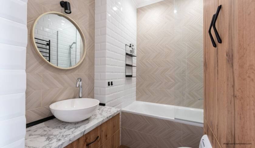 Tile and grout work