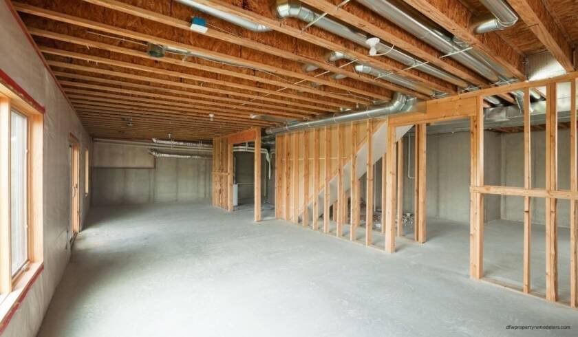 Basement finishing and insulation