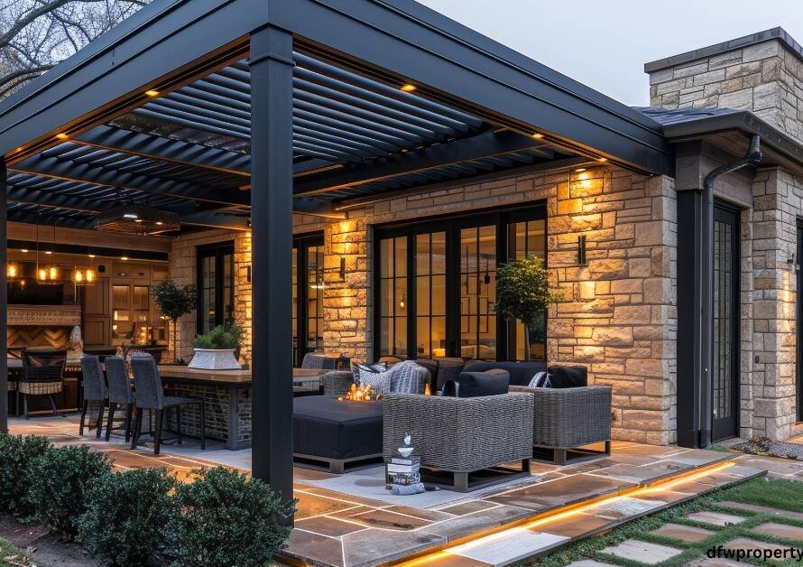 Covered patio