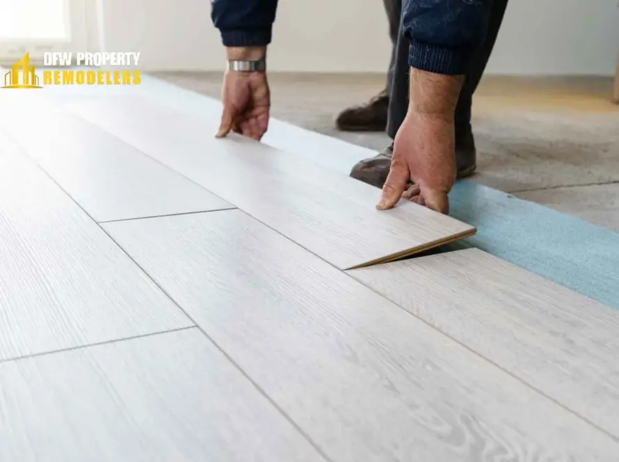 Expert floor fitting to manage your flooring installation cost effectively for a home remodel.