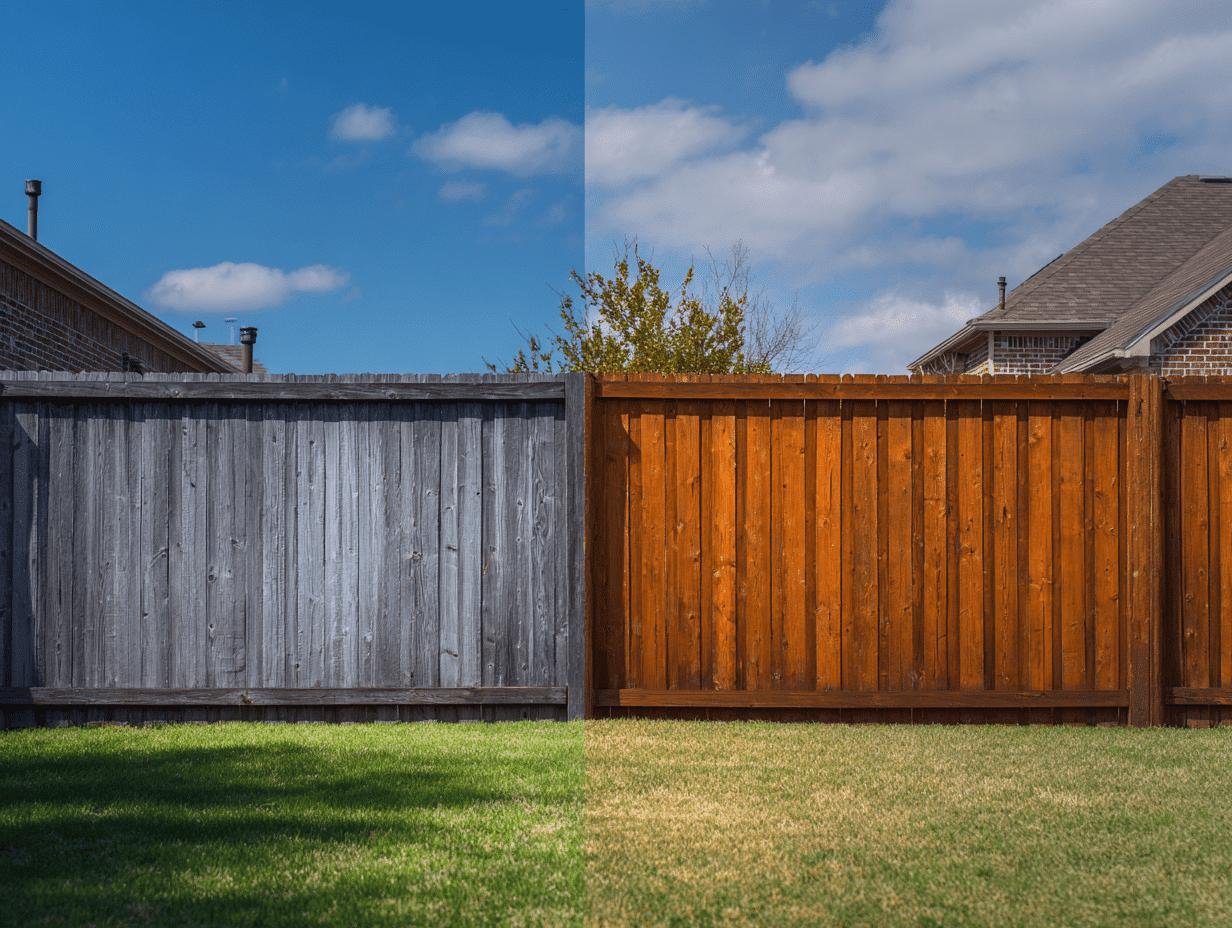 Fence and Deck Staining services in Dallas