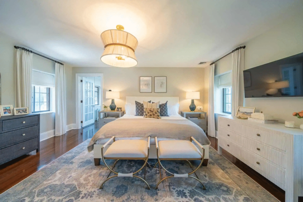 Modern bedroom interior showing luxury home remodeling worth it in Dallas, TX design